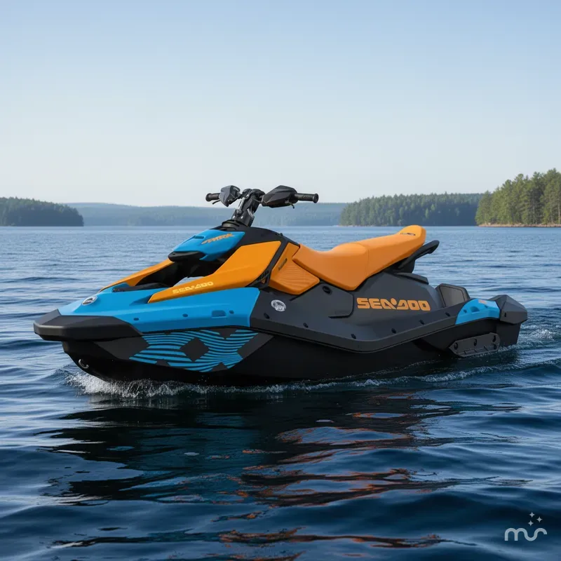 Slide: The Image of Sea-Doo Spark Trixx for 3 iBR 2026 - 2