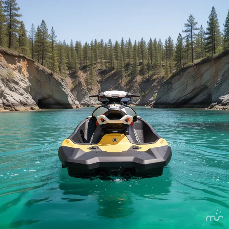 Slide: The Image of Sea-Doo Spark for 3 90 hp Convenience package with iBR and Audio in option 2026 - 3