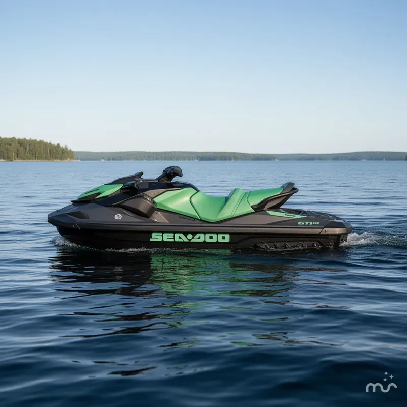 Slide: The Image of Sea-Doo GTI SE 170 Tech Package, Audio, iDF, iBR 2026 - 2