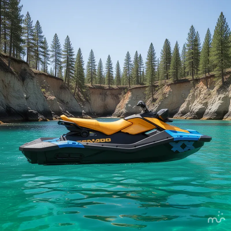 Slide: The Image of Sea-Doo Spark Trixx for 3 iBR and Audio in option 2026 - 2