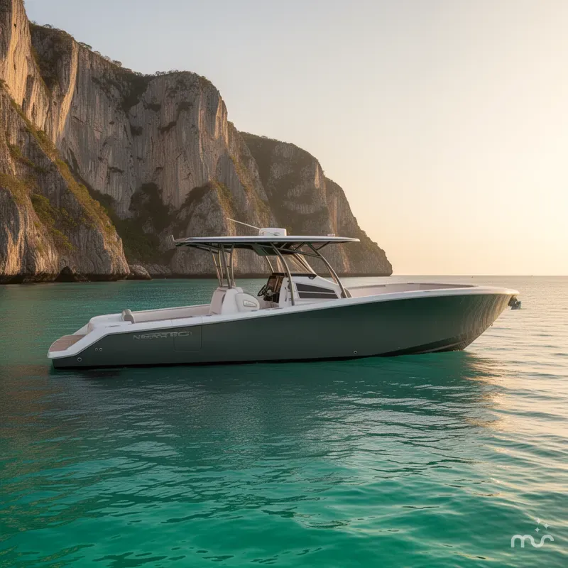 Slide: The Image of Nor-Tech 390 Sport Center Console 2021 - 2
