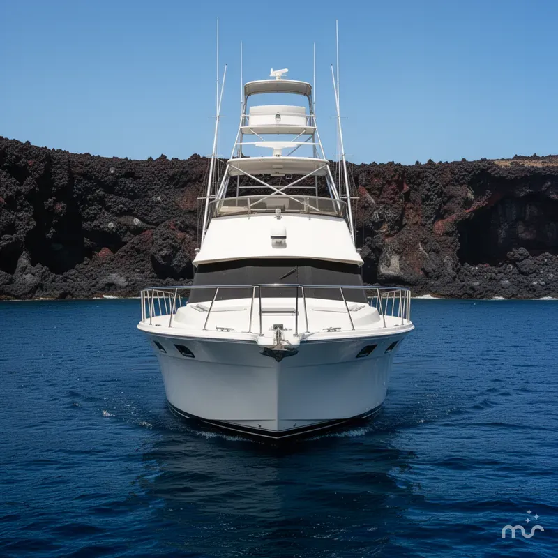 Slide: The Image of Carver Yachts 32 Convertible 1989 - 1