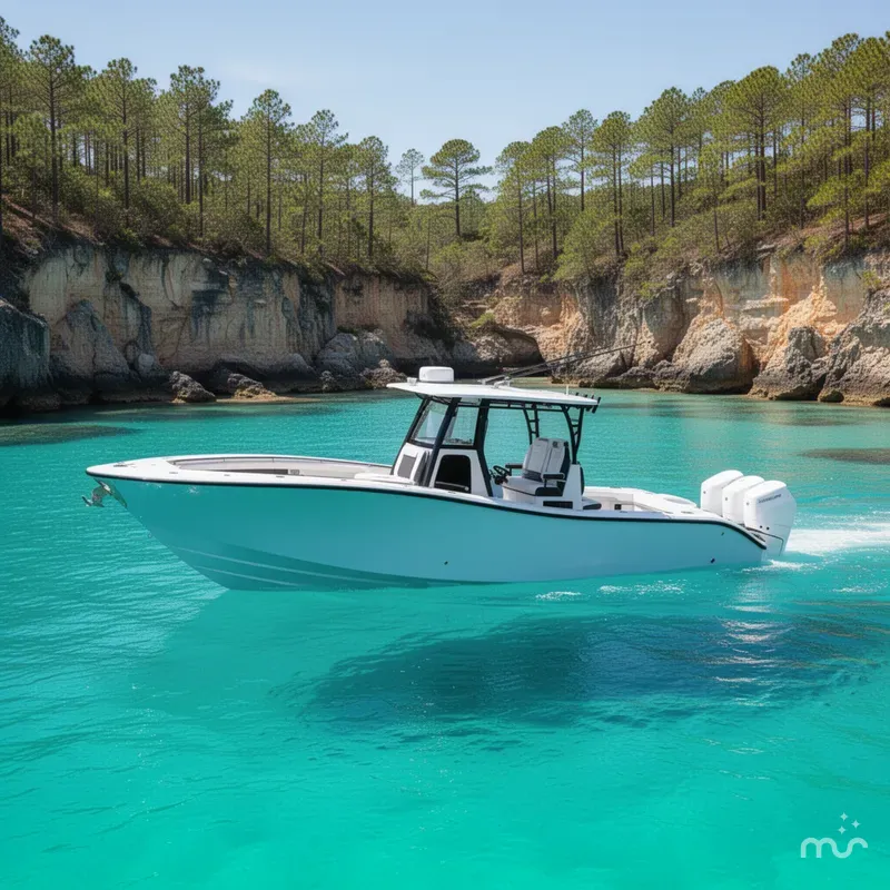 Slide: The Image of Yellowfin 36 Offshore 2025 - 2