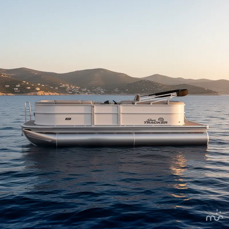 Slide: The Image of Sun Tracker Party Barge 20 DLX 2026 - 2