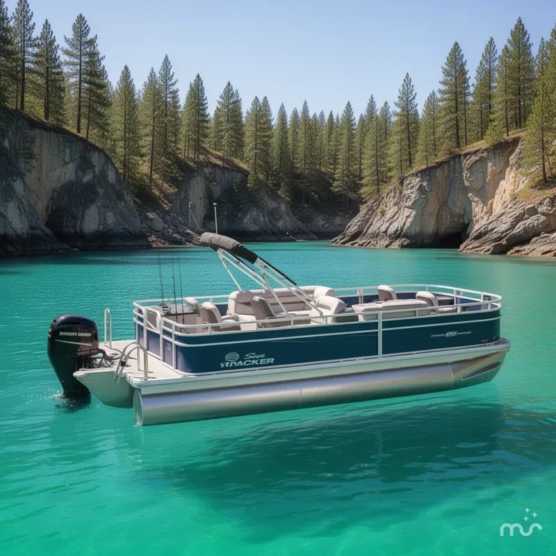 The Image of Sun Tracker Fishin' Barge 20 DLX 2026 - 0