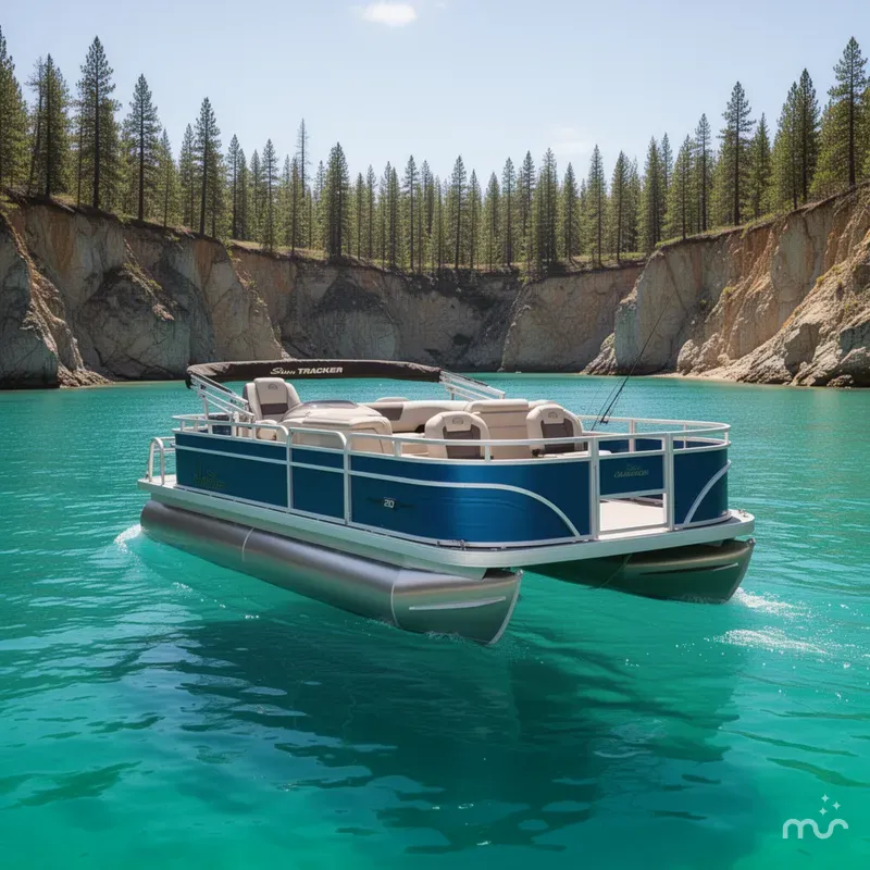 Slide: The Image of Sun Tracker Fishin' Barge 20 DLX 2026 - 3