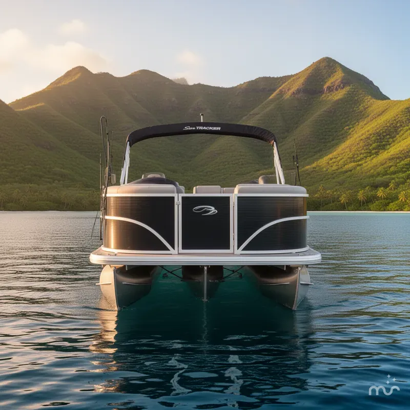 Slide: The Image of Sun Tracker Party Barge 20 DLX 2026 - 3