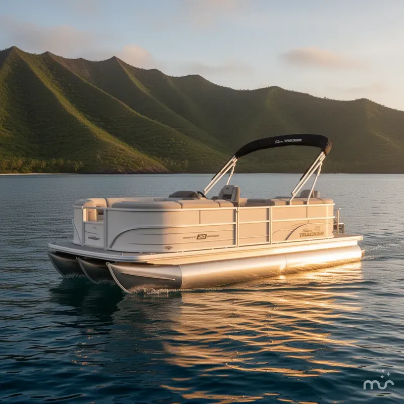 Slide: The Image of Sun Tracker Party Barge 20 DLX 2026 - 4