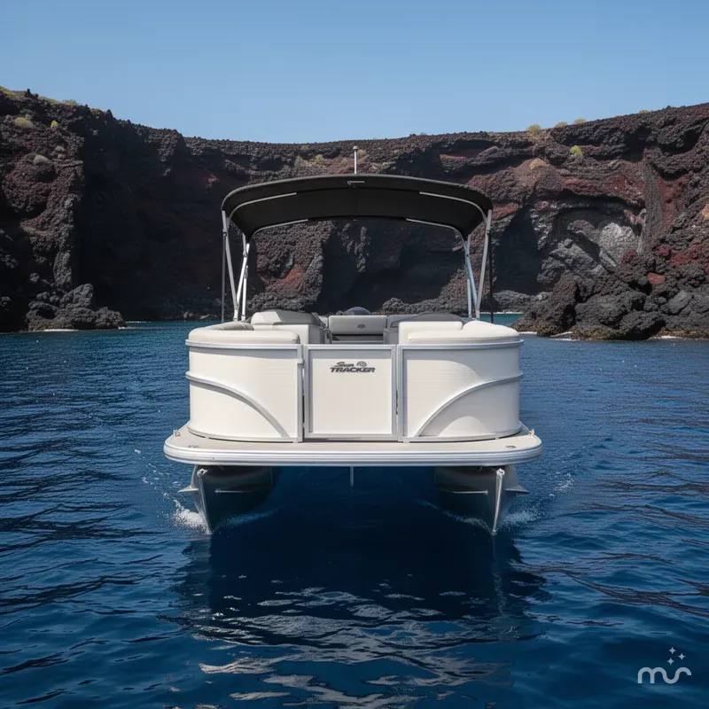Slide: The Image of Sun Tracker Party Barge 20 DLX 2026 - 1