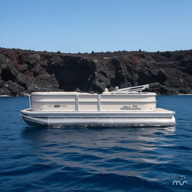 Slide: The Image of Sun Tracker Party Barge 20 DLX 2026 - 2