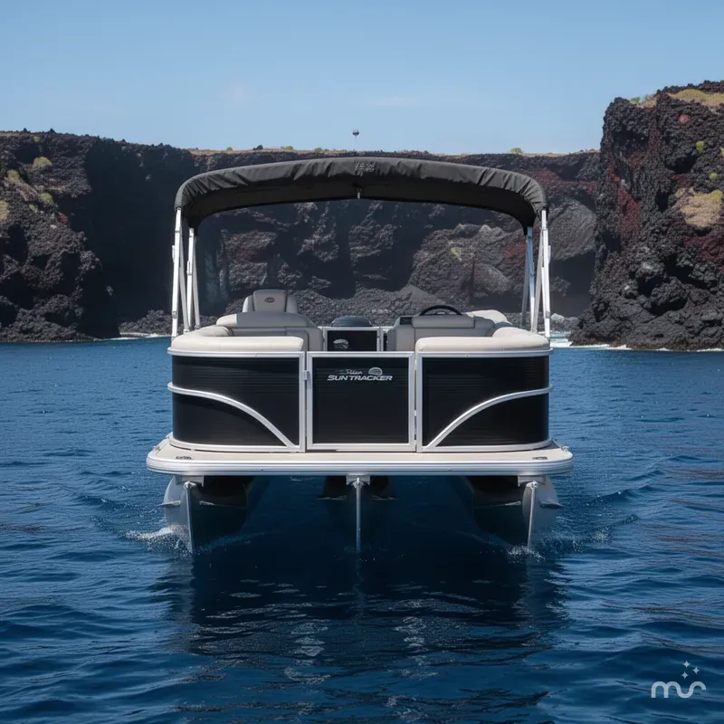 Slide: The Image of Sun Tracker Party Barge 20 DLX 2026 - 3