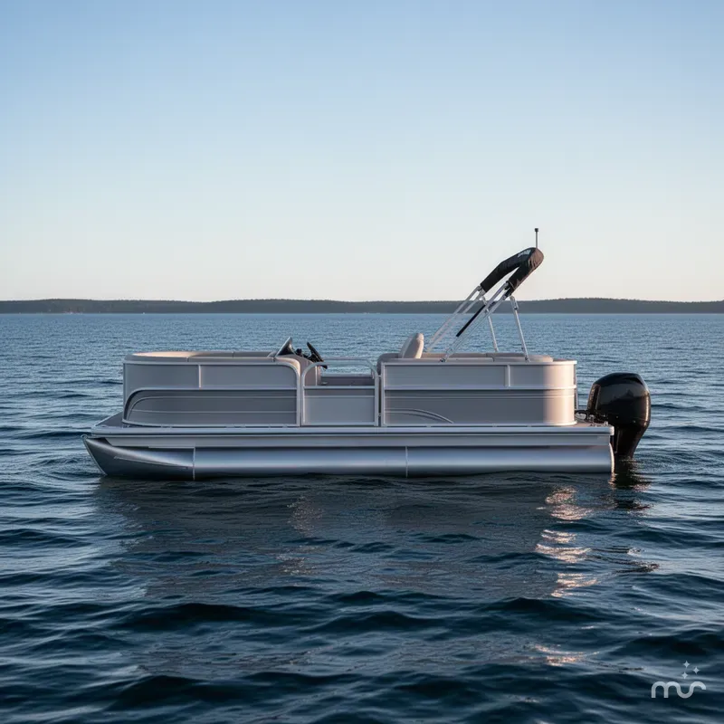 Slide: The Image of Sun Tracker Party Barge 16 DLX 2026 - 2