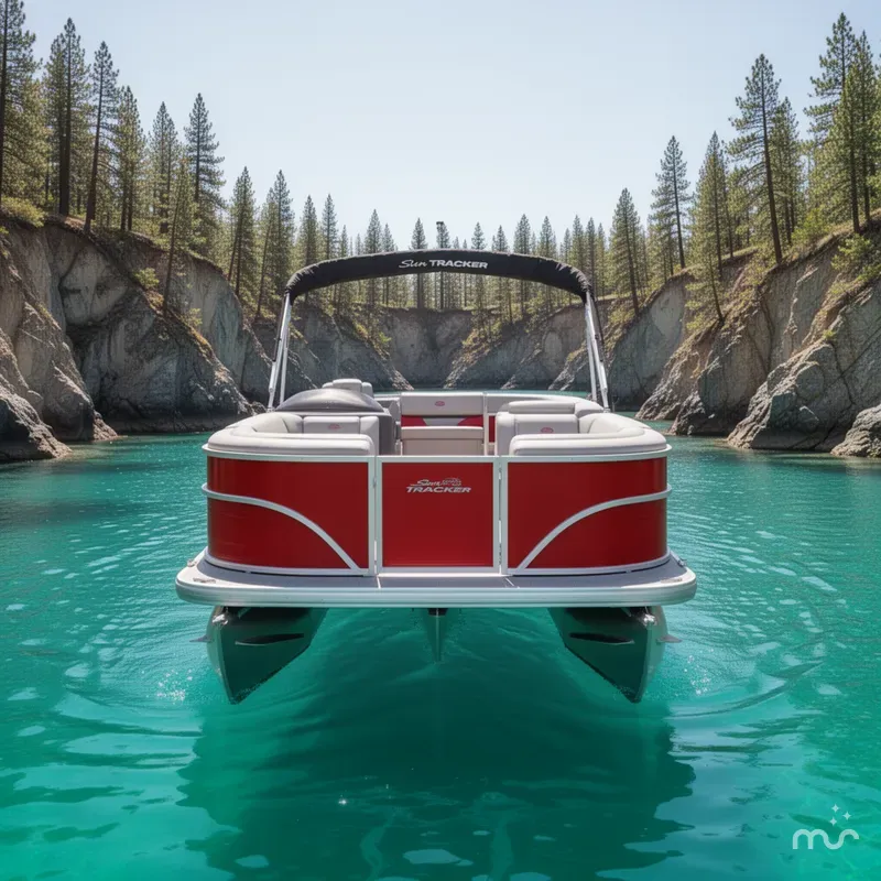 Slide: The Image of Sun Tracker Party Barge 20 DLX 2026 - 3