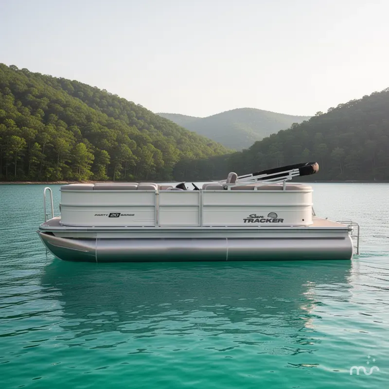 Slide: The Image of Sun Tracker Party Barge 20 DLX 2026 - 2