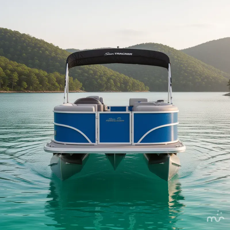 Slide: The Image of Sun Tracker Party Barge 20 DLX 2026 - 3