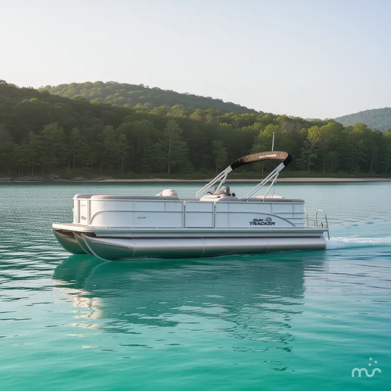 Slide: The Image of Sun Tracker Party Barge 22 XP3 2026 - 2