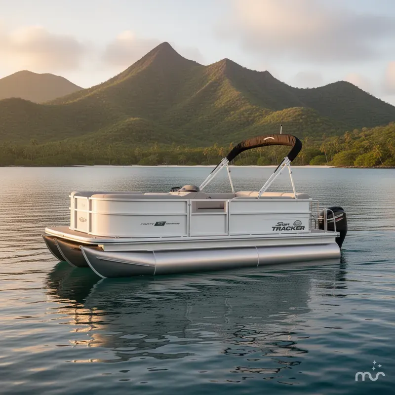 The Image of Sun Tracker Party Barge 16 DLX 2026 - 0
