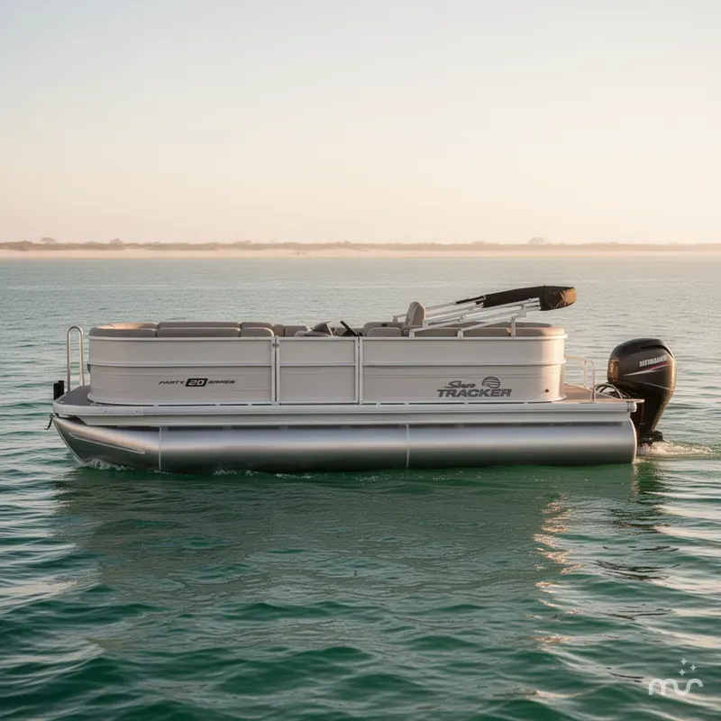 Slide: The Image of Sun Tracker Party Barge 20 DLX 2026 - 1