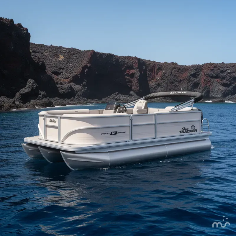The Image of Sun Tracker Party Barge 16 DLX 2026 - 0
