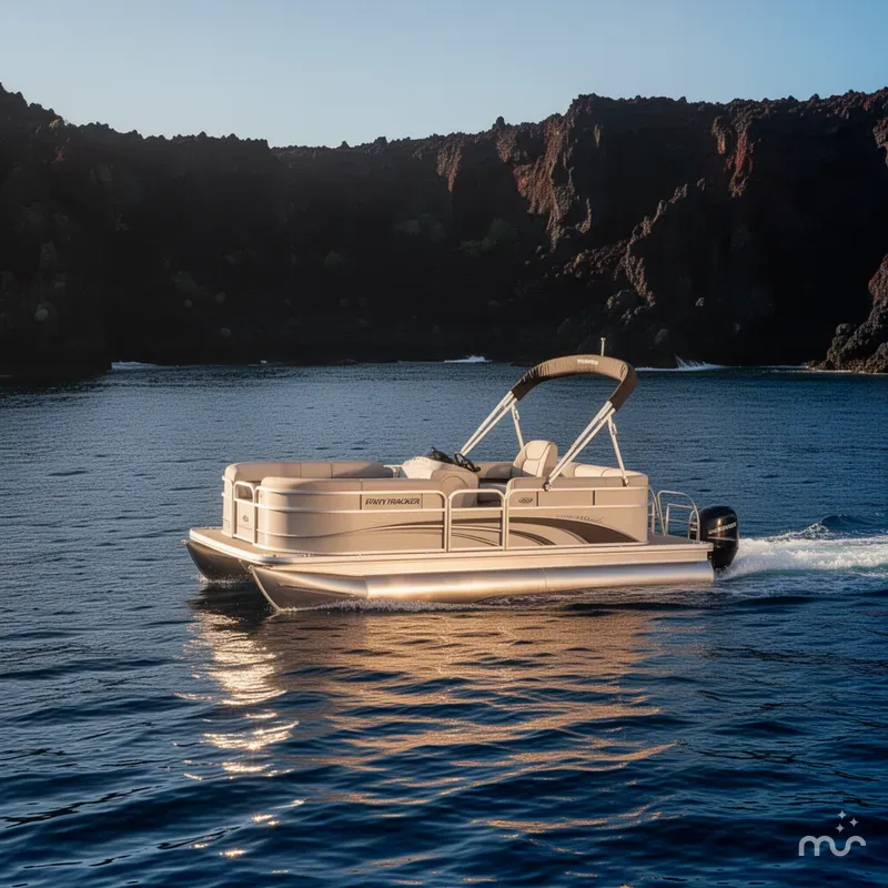 Slide: The Image of Sun Tracker Party Barge 16 DLX 2026 - 4