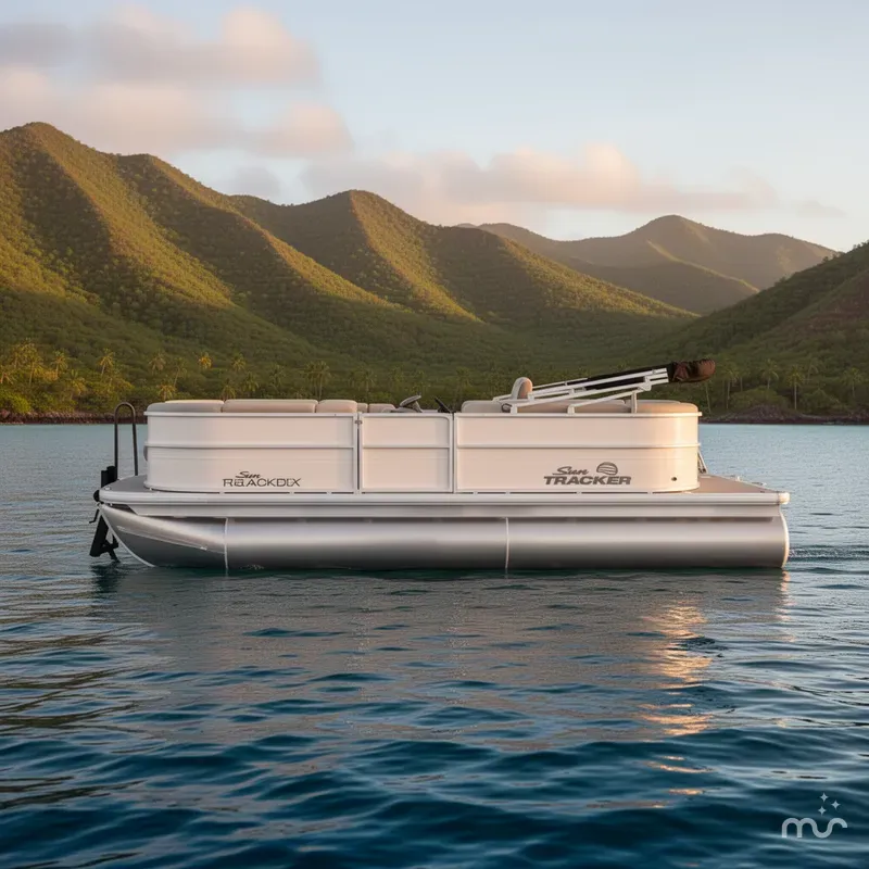 Slide: The Image of Sun Tracker Party Barge 20 DLX 2026 - 2