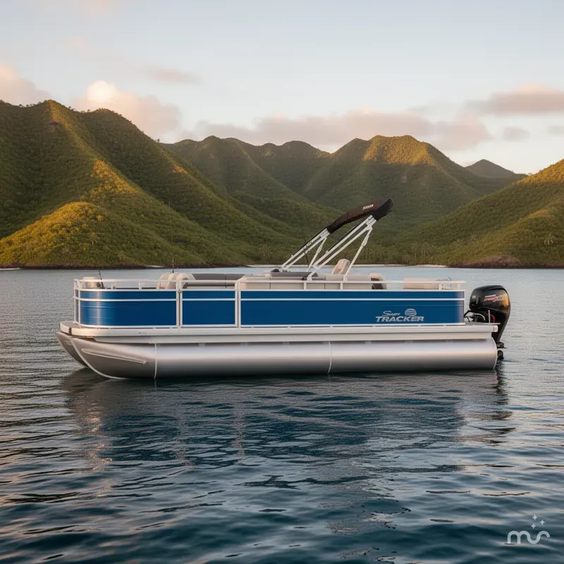 Slide: The Image of Sun Tracker Fishin' Barge 20 DLX 2026 - 2