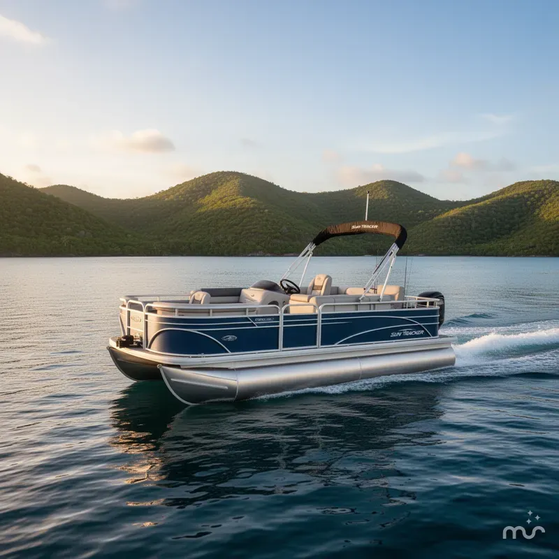 Slide: The Image of Sun Tracker Fishin' Barge 20 DLX 2026 - 4