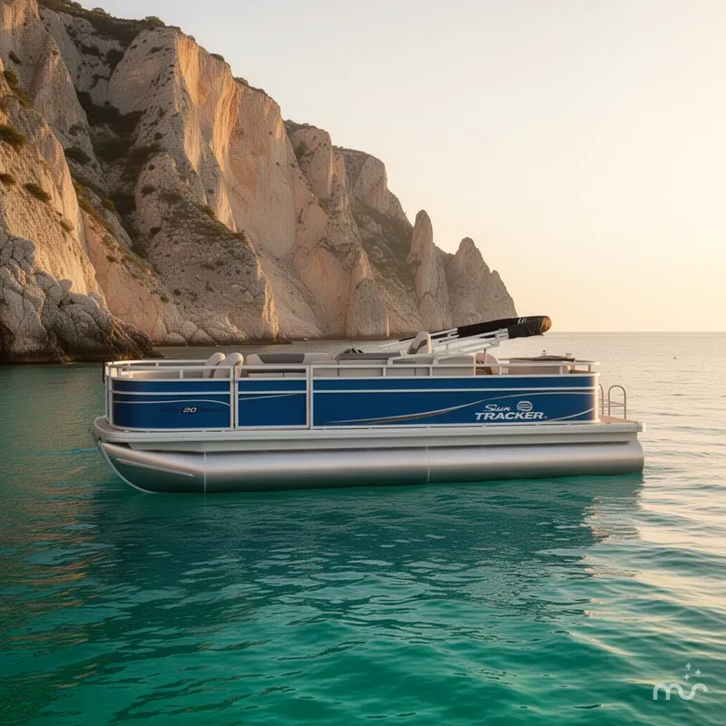 Slide: The Image of Sun Tracker Fishin' Barge 20 DLX 2026 - 2