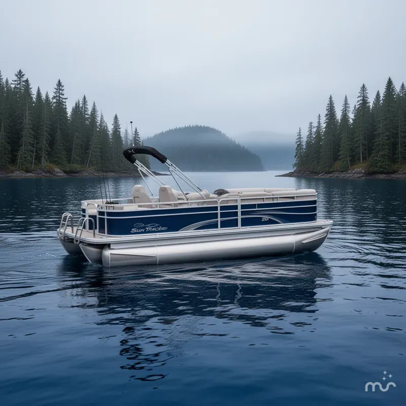 Slide: The Image of Sun Tracker Fishin' Barge 20 DLX 2026 - 2