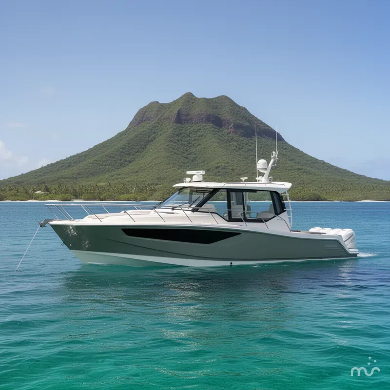 Slide: The Image of Boston Whaler 405 Conquest 2027 - 2