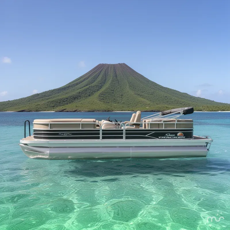 Slide: The Image of Sun Tracker Party Barge 24 DLX 2019 - 2
