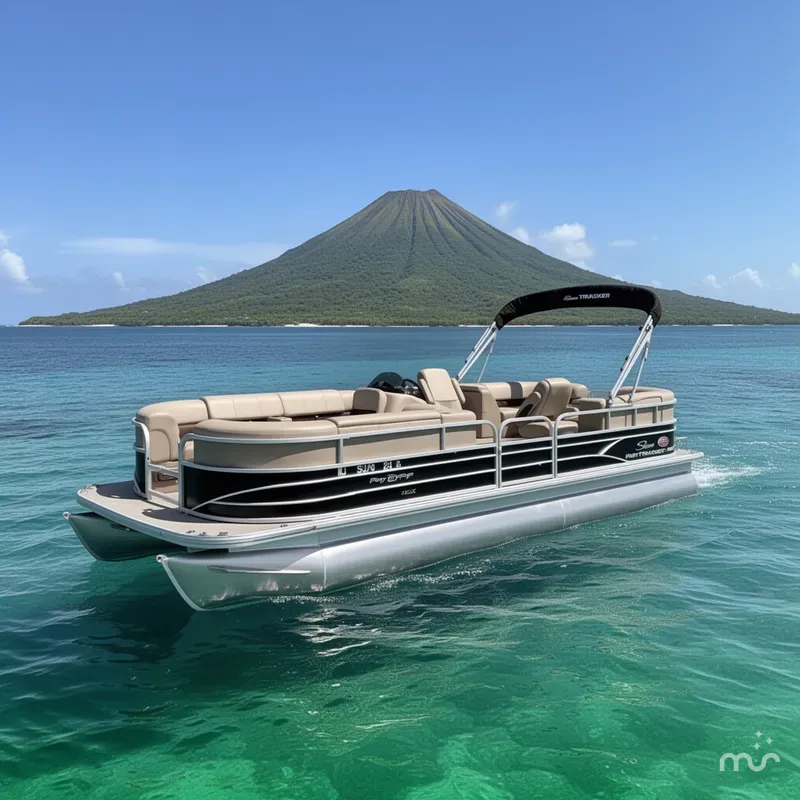 Slide: The Image of Sun Tracker Party Barge 24 DLX 2019 - 4