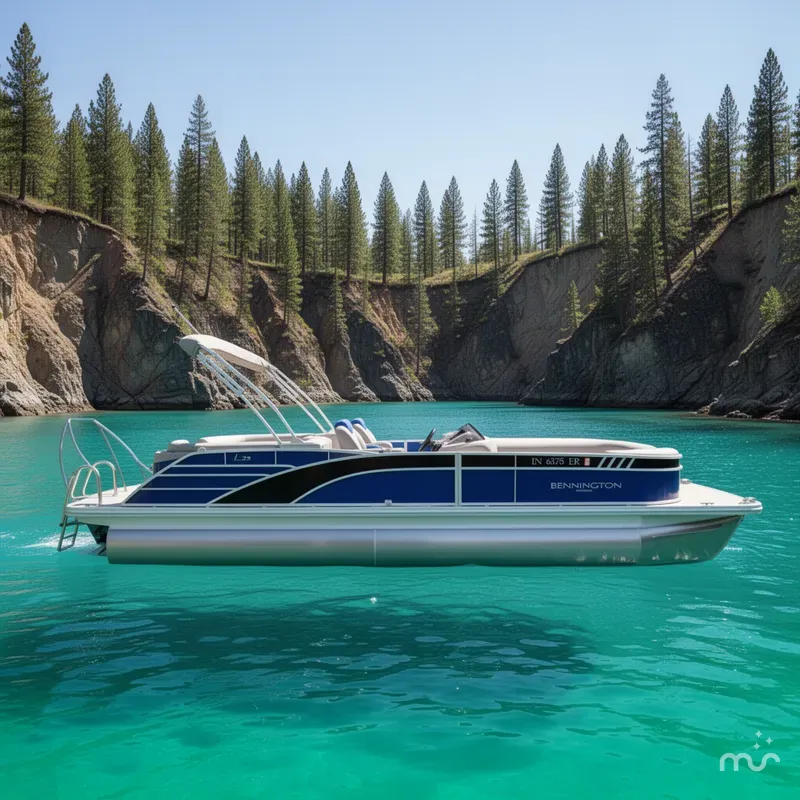 Slide: The Image of Bennington LT Bowrider 2025 - 2