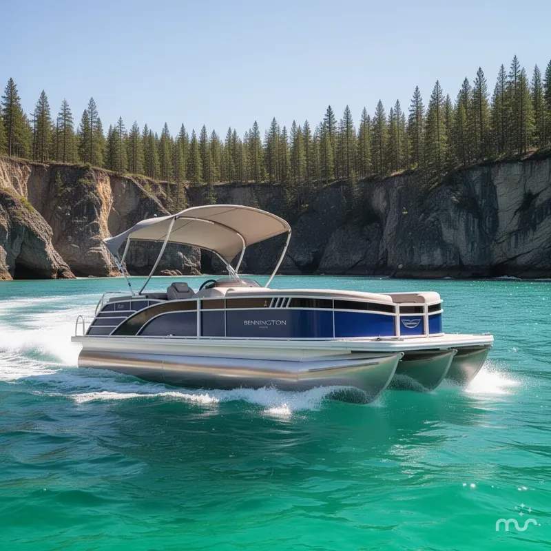 Slide: The Image of Bennington LT Bowrider 2025 - 4