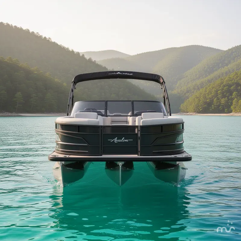 Slide: The Image of Avalon Excalibur Quad Lounge Windshield - 27' 2024 - 3