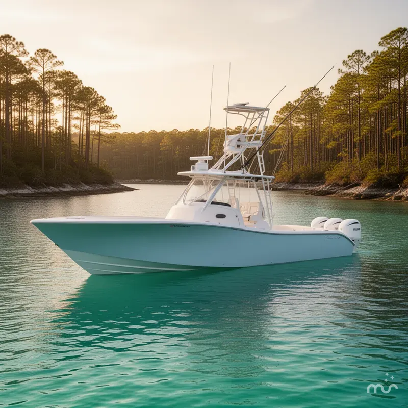Slide: The Image of Yellowfin 36 Offshore 2018 - 2