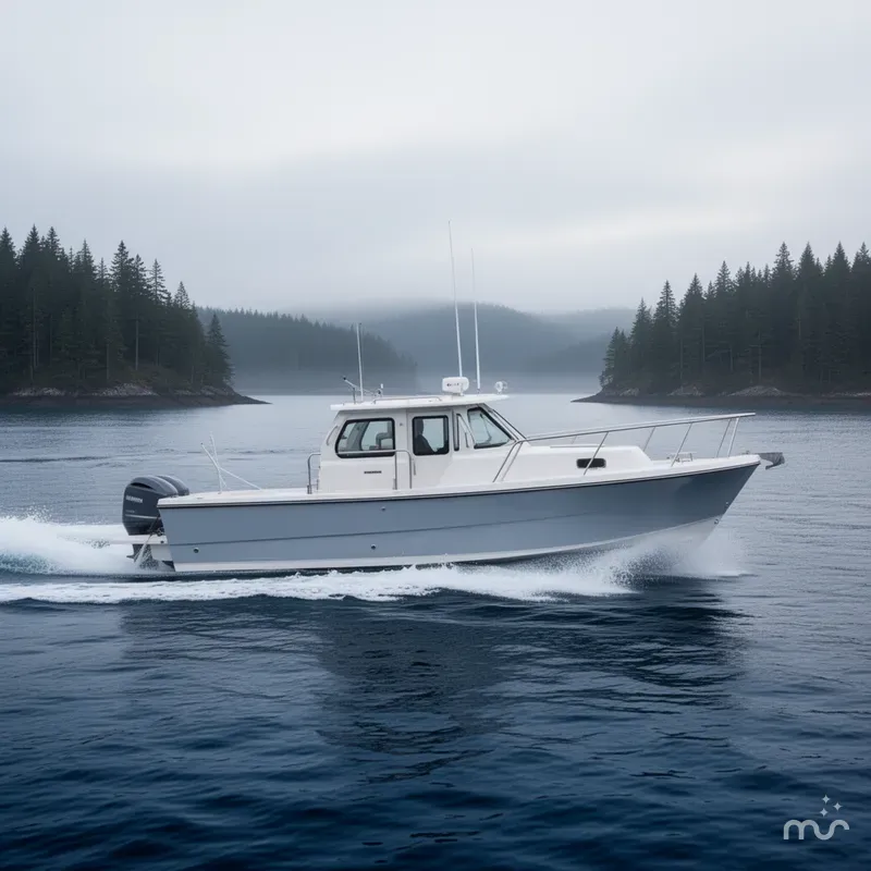 Slide: The Image of Parker Marine 227 Explorer WITH AC AND SEAKEEPER RIDE 2026 - 4