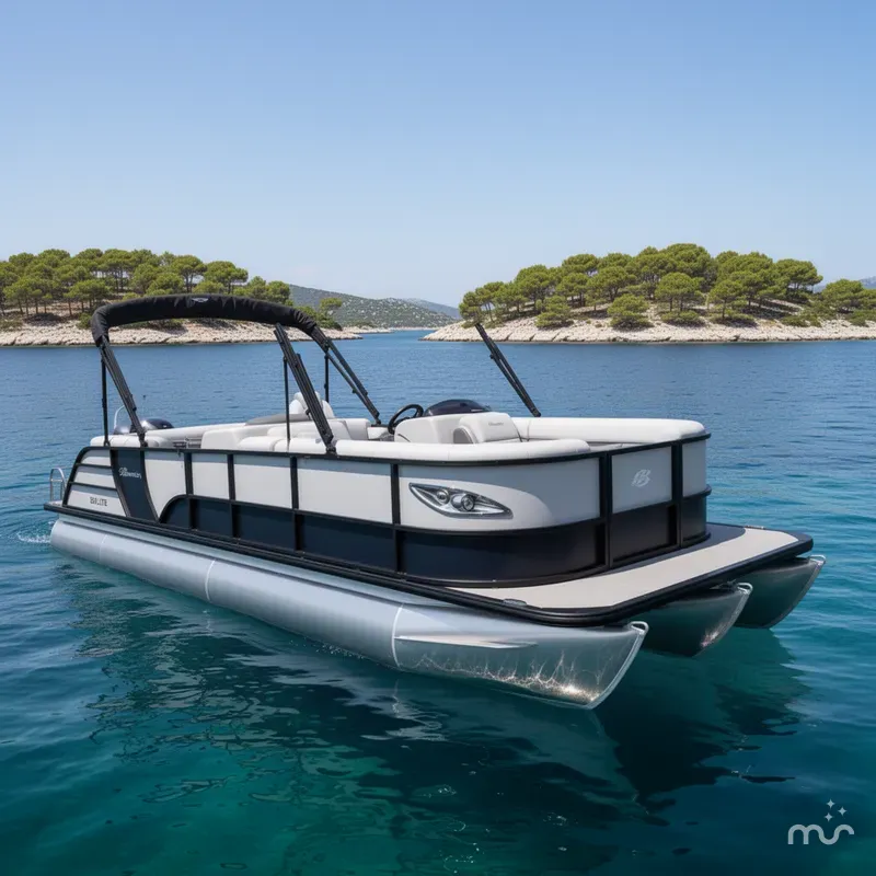 Slide: The Image of Bentley Pontoons 250 Elite Admiral 2023 - 2
