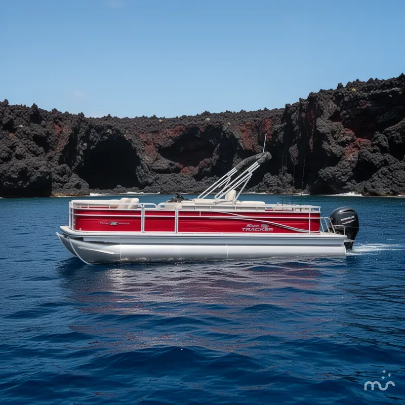 Slide: The Image of Sun Tracker Fishin' Barge 22 DLX 2026 - 2