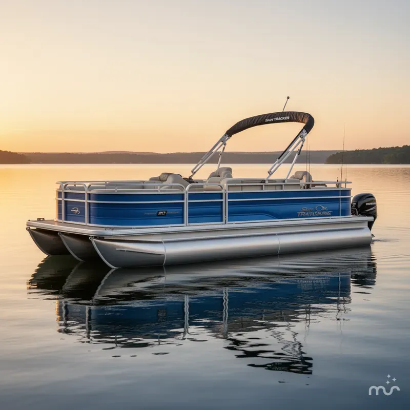 Slide: The Image of Sun Tracker Fishin' Barge 20 DLX 2026 - 4
