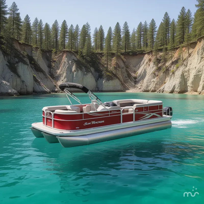 The Image of Sun Tracker Party Barge 18 DLX 2026 - 0