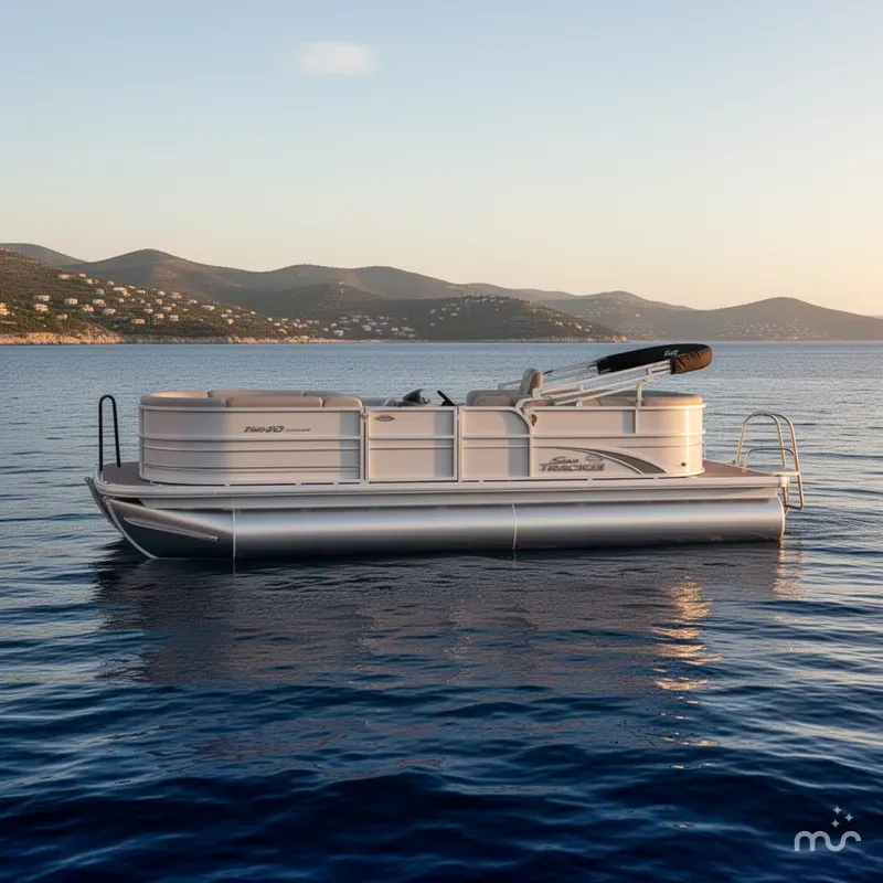 Slide: The Image of Sun Tracker Party Barge 20 DLX 2026 - 2