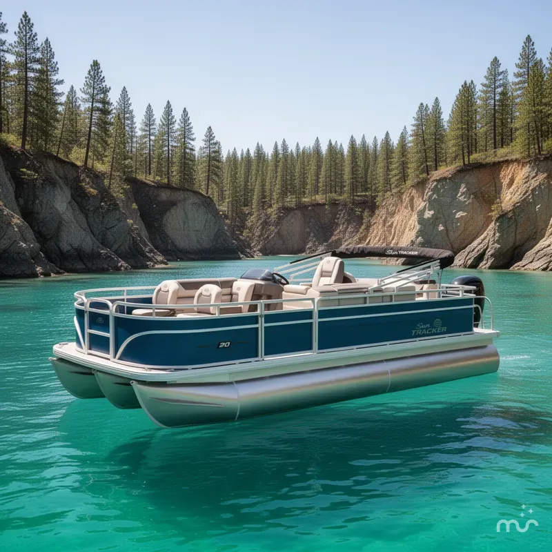 The Image of Sun Tracker Fishin' Barge 20 DLX 2026 - 0