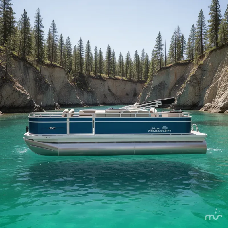 Slide: The Image of Sun Tracker Fishin' Barge 20 DLX 2026 - 2