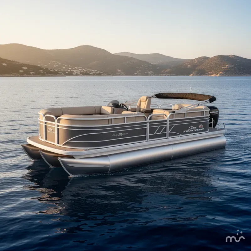 The Image of Sun Tracker Party Barge 20 DLX 2023 - 0