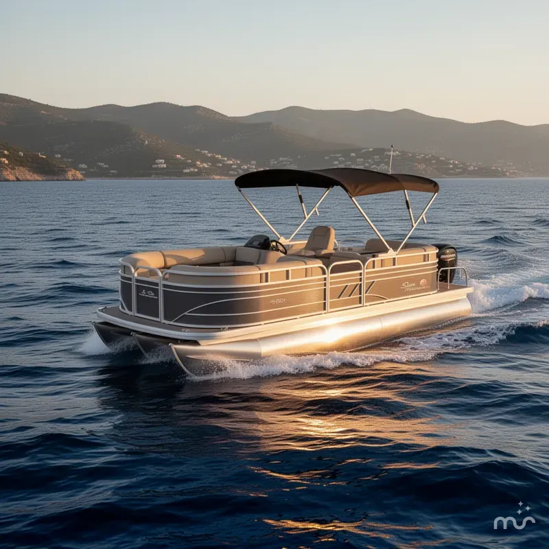 Slide: The Image of Sun Tracker Party Barge 20 DLX 2023 - 4