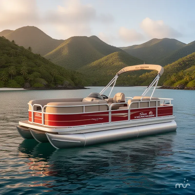 The Image of Sun Tracker Party Barge 18 DLX 2024 - 0