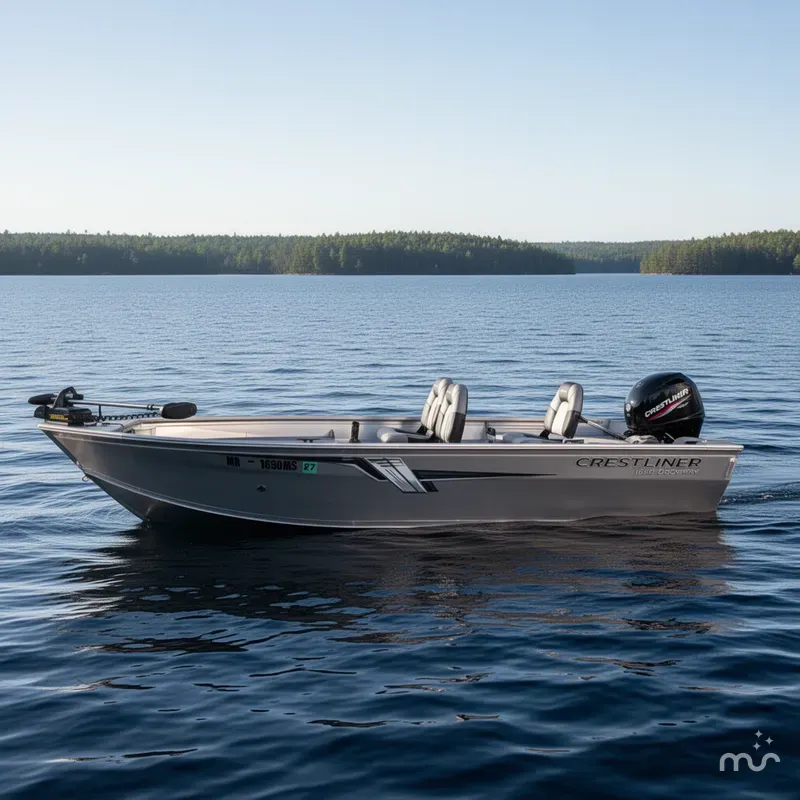 Slide: The Image of Crestliner 1650 Discovery Aluminum Fishing Boat - $13,995 2021 - 0