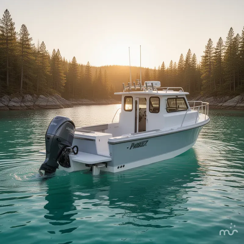 Slide: The Image of Parker Marine 227 Explorer WITH AC AND SEAKEEPER RIDE 2026 - 3
