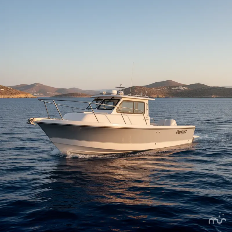 Slide: The Image of Parker Marine 227 Explorer WITH AC AND SEAKEEPER RIDE 2026 - 4
